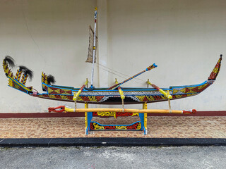 Biak-Papu, July 24 2025 : Traditional boat of Biak called Wai Mansusu.