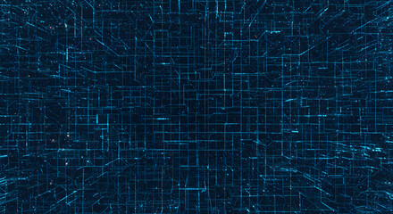 Futuristic Blue Digital Technology Background