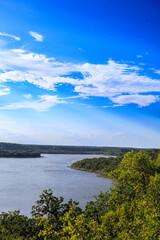 landscape of the river