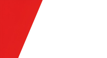 Simple diagonal red and white background
