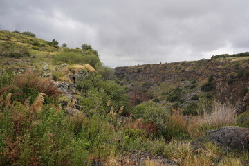 The way to waterfall, part of Gamla Nature reserve, Golan Heights, Israel