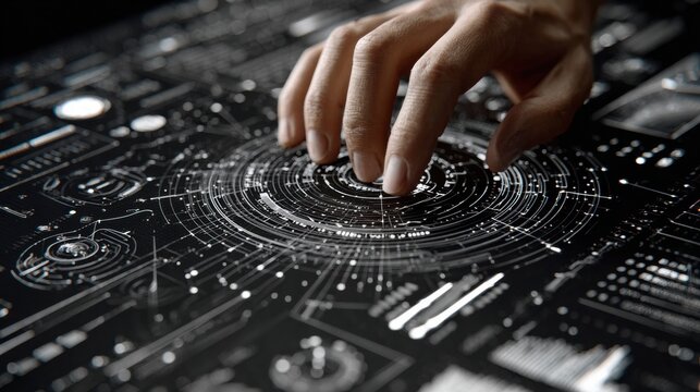 Professional futuristic VR storytelling interface with seamless holographic flowchart visualization for modern coding education and digital workflow automation