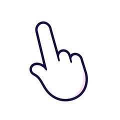 Cute Cartoon Mouse Hand Click PNG