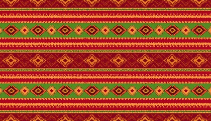 Heritage Hues – Seamless Tribal-Inspired Ethnic Fabric Background.Perfect for branding, packaging, fashion textiles, social media, wallpaper, and decorative designs. 