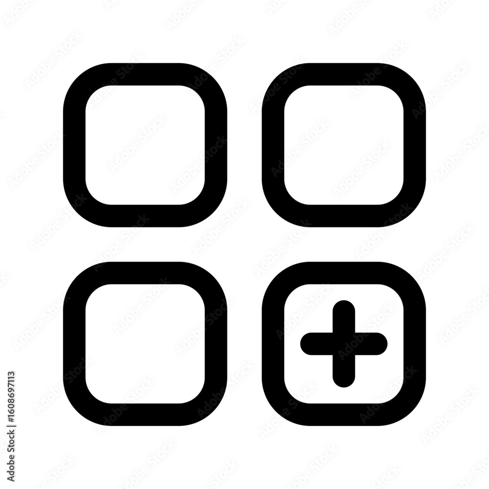 Fototapete More Apps Icon Vector From Web Design Set