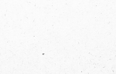 Recycled white paper texture with natural fibers and subtle specks