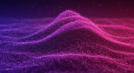 Purple Pink Digital Wave Gradient Background