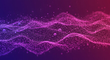 Purple Pink Digital Wave Gradient Background