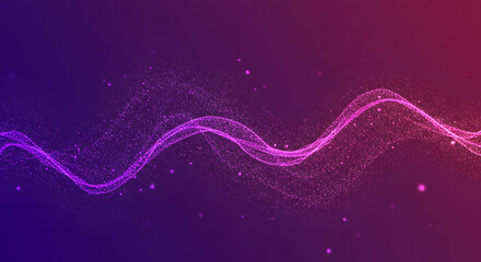 Purple Pink Digital Wave Gradient Background