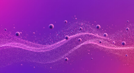 Purple Pink Digital Wave Gradient Background