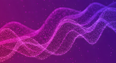 Purple Pink Digital Wave Gradient Background