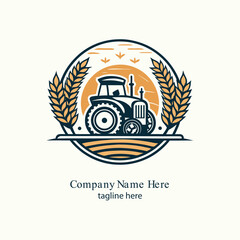 agriculture logo design vector 