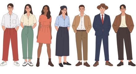 Fototapeta premium Diverse Group of People 