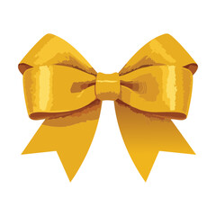 Shiny Golden Yellow Gift Ribbon
