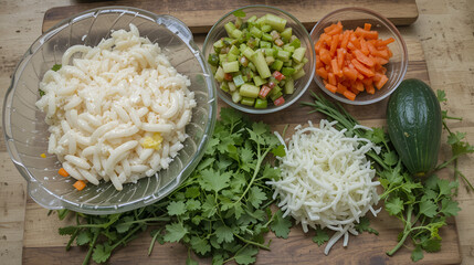 Papaya salad recipe ingredients, Somtum