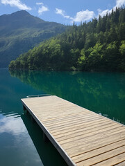 Dock on a lake