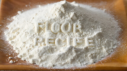 word on the recipe flour