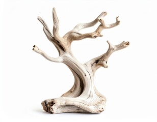 A unique piece of art crafted isolated on a white background.