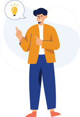 Thumbs up Man Illustration