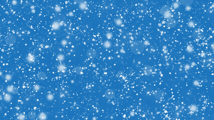 Snow Falling Overlay, Abstract Winter Snowflake Effect on Transparent Background for Christmas and Holiday Design 