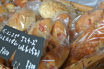 homemade bread in bakery