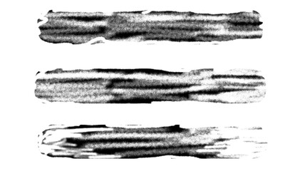 A set of Elegant black soft brush stroke PNG, perfect for minimalistic and classy design projects with transparent background.
