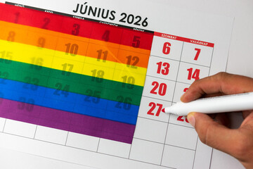 Hungarian pride day concept