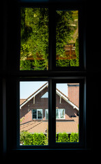View from the window of a neighboring private house.