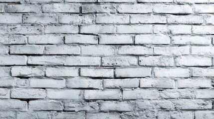 Fototapeta premium Clean white painted brick wall texture, background for interior design, architecture projects