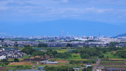 犬山城からの岐阜市方向1