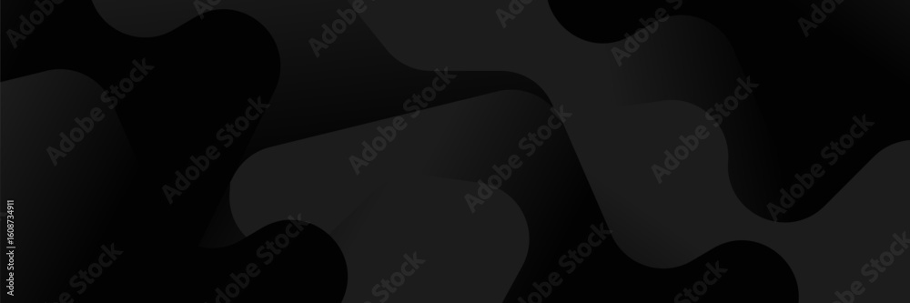 Wall mural abstract dark background featuring a soft black gradient and geometric shapes.