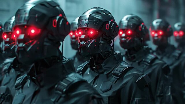 clone army rebellion uniform faces with slight 4K Videos