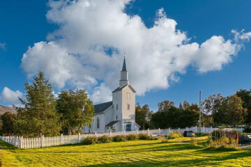 Fototapeta premium Talvik is a town in the province of Finnmark in the region of Nord-Norge, Norway.