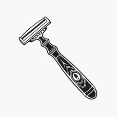 Women razor black icon. Adobe Illustrator Artwork