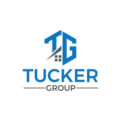 The **TG Real Estate logo** features bold initials with sleek architectural elements, symbolizing trust, growth, and professionalism for a dynamic and modern real estate brand.
