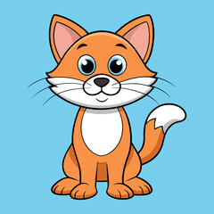 Cat vector icon. Cat silhouette symbol. House animals symbol logo illustration. vector graphics