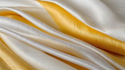 Soft Gold Abstract on White Background.
