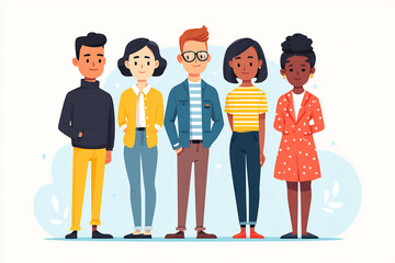 multicultural professionals teamwork in modern office
