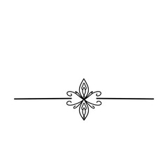  Classic decorative line set. vector © muhammadinsan