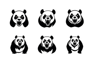panda bear vector illustration