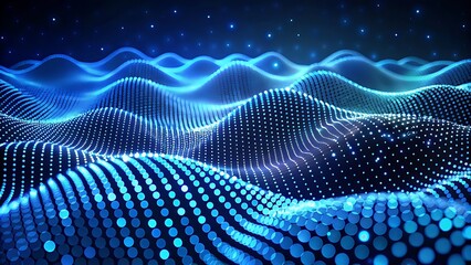 Abstract Waveform of Connected Points
