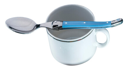 cuillère sur une tasse, PNG fond transparent