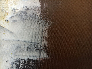 color and texture of oil paint strokes