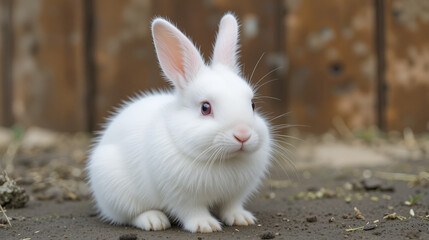 Cutest white rabbit