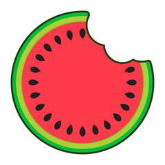 watermelon cartoon design for decoration
