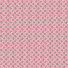 Abstract beautiful pink and grey floral seamless pattern background. Vector seamless pattern.