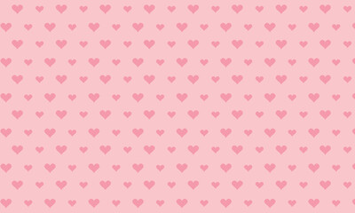 Abstract beautiful pink heart seamless pattern background. Vector seamless pattern.