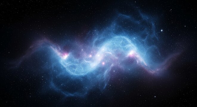 Cosmic nebula interstellar space clouds
