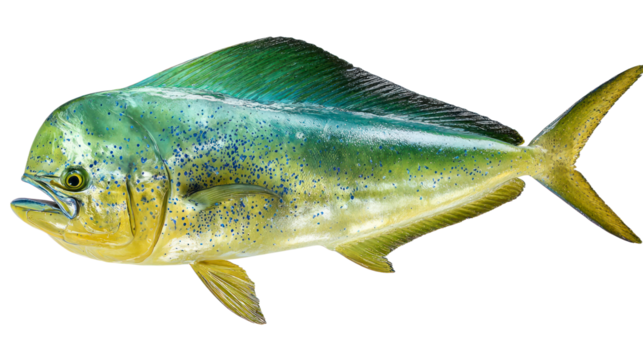 Colorful yellowtail snapper isolated