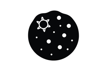 christmas cookie vector icon